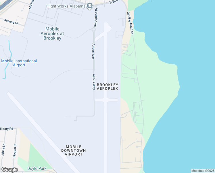 map of restaurants, bars, coffee shops, grocery stores, and more near in Mobile