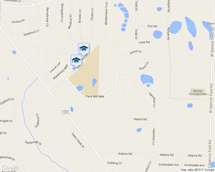 map of restaurants, bars, coffee shops, grocery stores, and more near 5436 Covered Bridge Lane in Milton