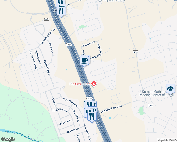 map of restaurants, bars, coffee shops, grocery stores, and more near 109 Syrah Court in Leander