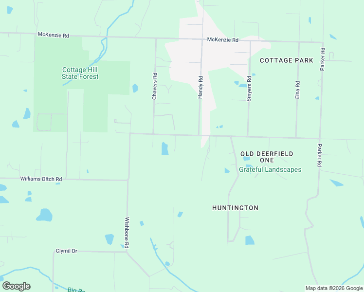 map of restaurants, bars, coffee shops, grocery stores, and more near 1115 Williams Ditch Road in Cantonment
