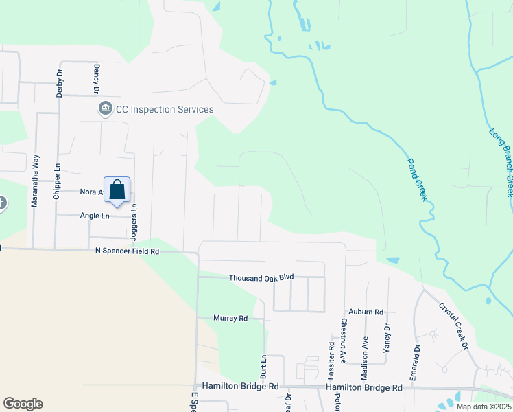 map of restaurants, bars, coffee shops, grocery stores, and more near 5461 Woodsman Drive in Pace