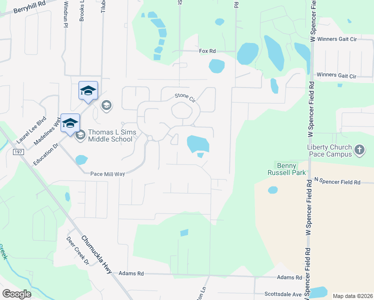 map of restaurants, bars, coffee shops, grocery stores, and more near 5496 Mill House Circle in Milton