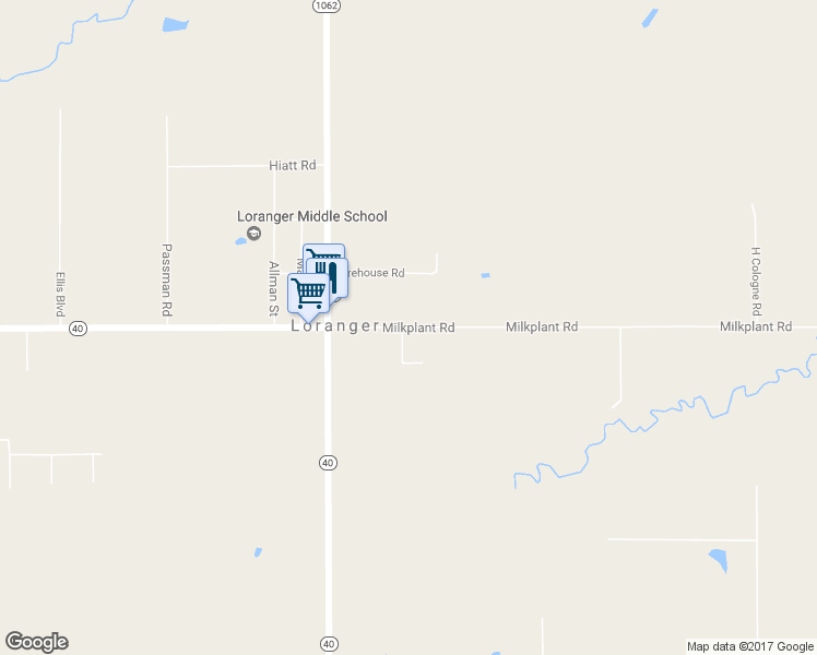 map of restaurants, bars, coffee shops, grocery stores, and more near 20103 Milkplant Road in Loranger