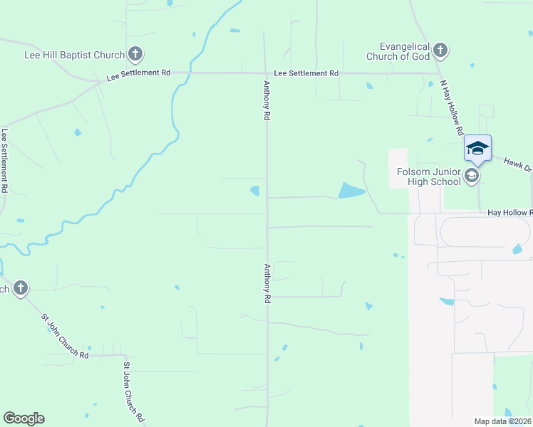 map of restaurants, bars, coffee shops, grocery stores, and more near 11000 Buck Anthony Road in Folsom