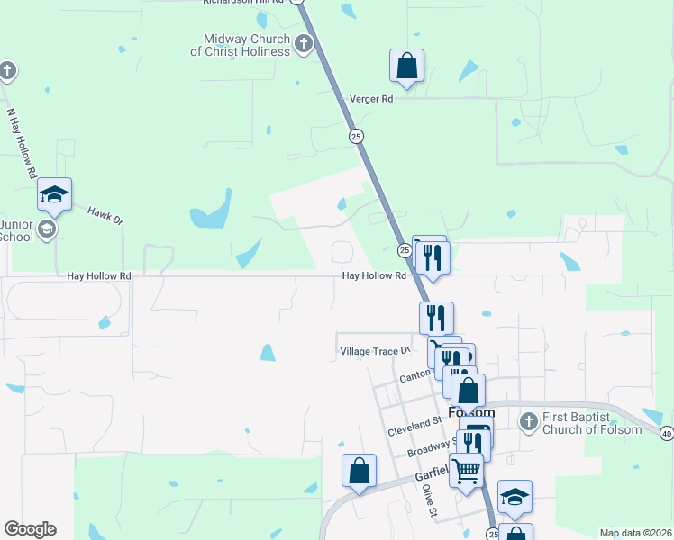 map of restaurants, bars, coffee shops, grocery stores, and more near 201 Marle Loop in Folsom
