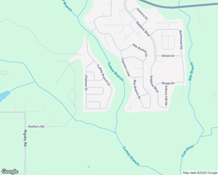 map of restaurants, bars, coffee shops, grocery stores, and more near 28151 Turkey Branch Drive in Daphne