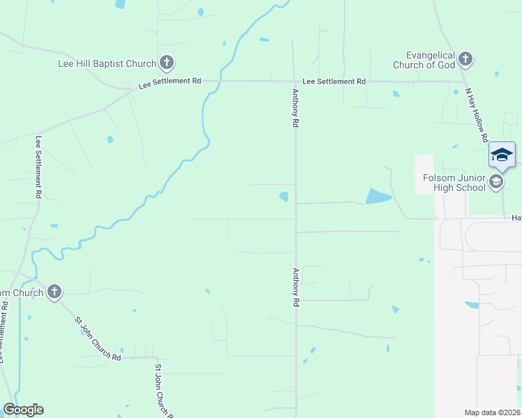 map of restaurants, bars, coffee shops, grocery stores, and more near 11000-11178 Buck Anthony Road in Folsom