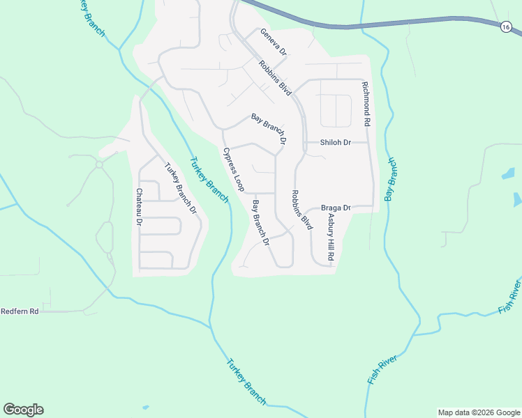 map of restaurants, bars, coffee shops, grocery stores, and more near 27223 Bay Branch Drive in Daphne