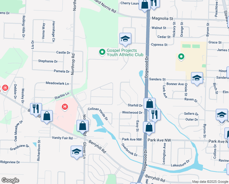 map of restaurants, bars, coffee shops, grocery stores, and more near 5655 Maggie Rose Circle in Milton