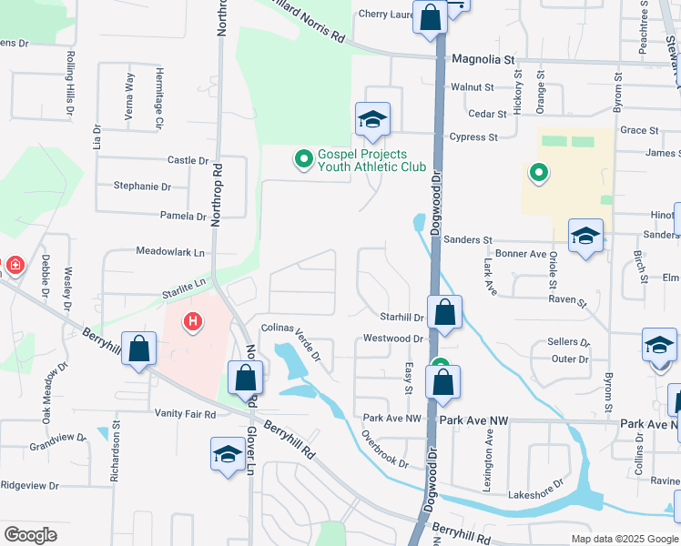 map of restaurants, bars, coffee shops, grocery stores, and more near 5661 Maggie Rose Circle in Milton