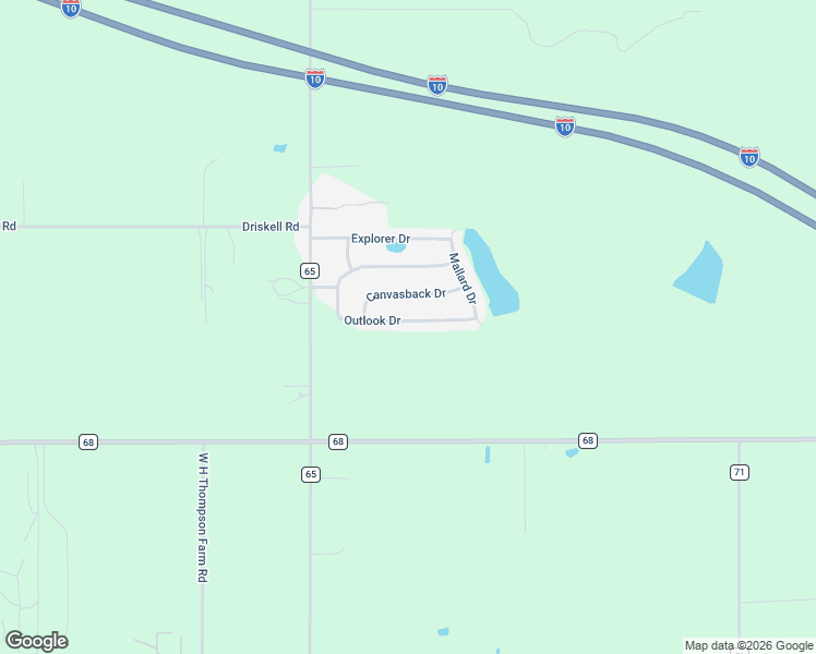 map of restaurants, bars, coffee shops, grocery stores, and more near 18323 Outlook Drive in Loxley