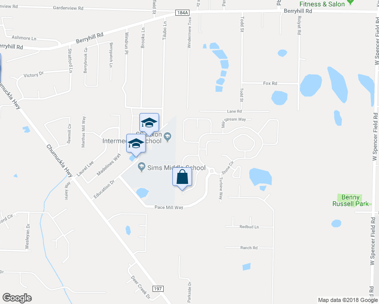 map of restaurants, bars, coffee shops, grocery stores, and more near 5546 Buckwheat Way in Pace