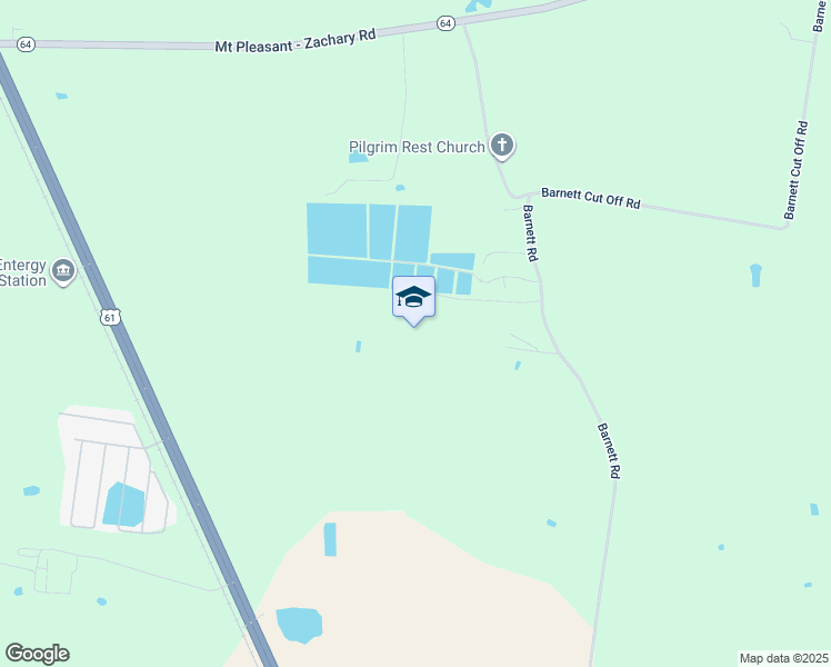 map of restaurants, bars, coffee shops, grocery stores, and more near in Zachary