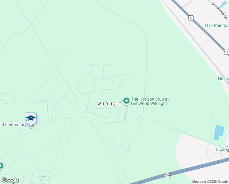 map of restaurants, bars, coffee shops, grocery stores, and more near Old Yulee Road in Yulee