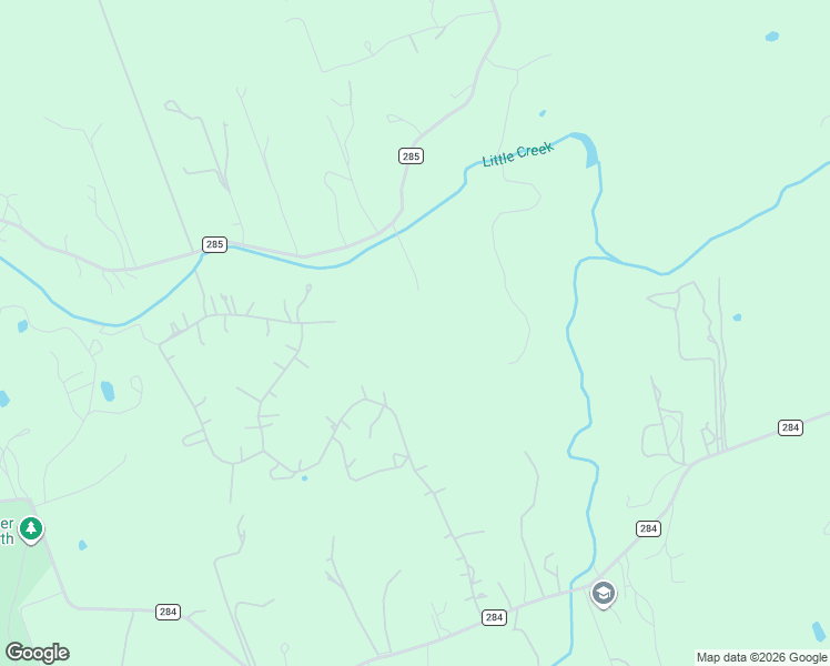 map of restaurants, bars, coffee shops, grocery stores, and more near 200 Little River Road in Liberty Hill