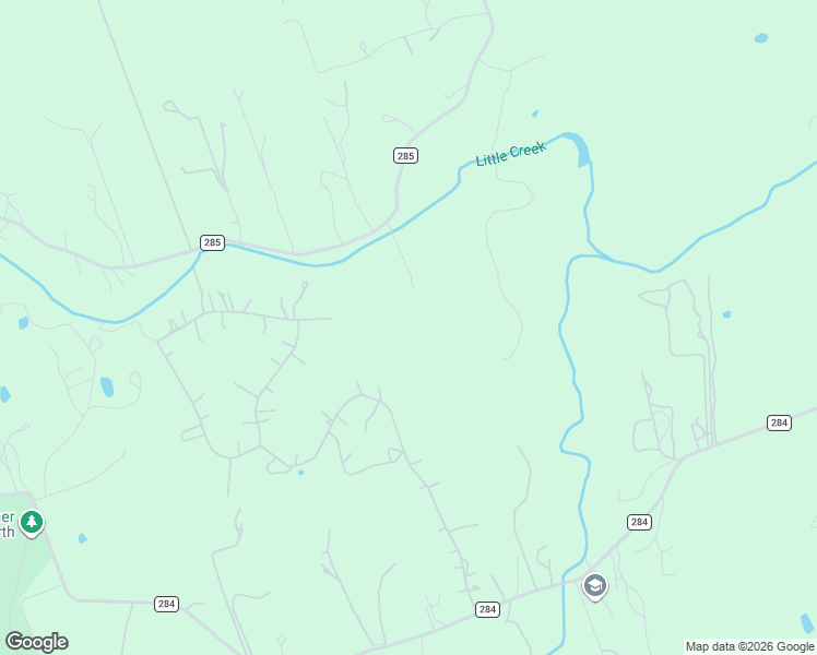 map of restaurants, bars, coffee shops, grocery stores, and more near 200 Little River Road in Liberty Hill