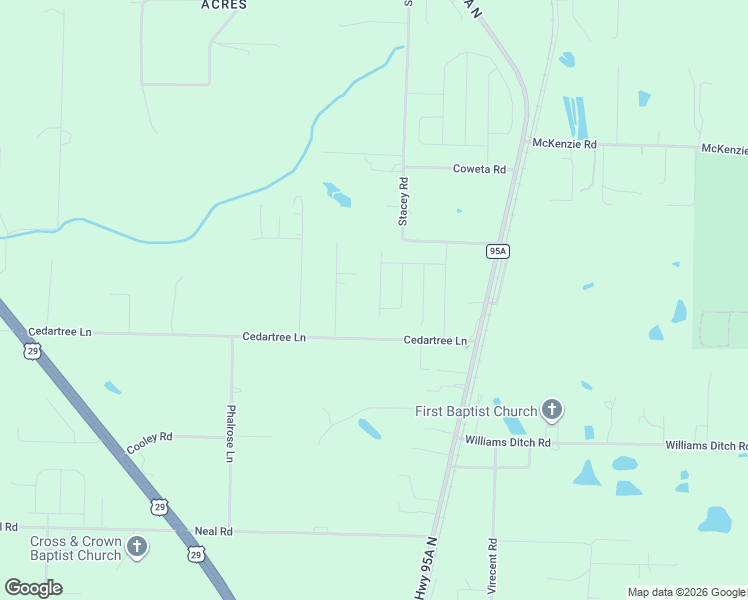 map of restaurants, bars, coffee shops, grocery stores, and more near 1873 Hazelnut Drive in Escambia County