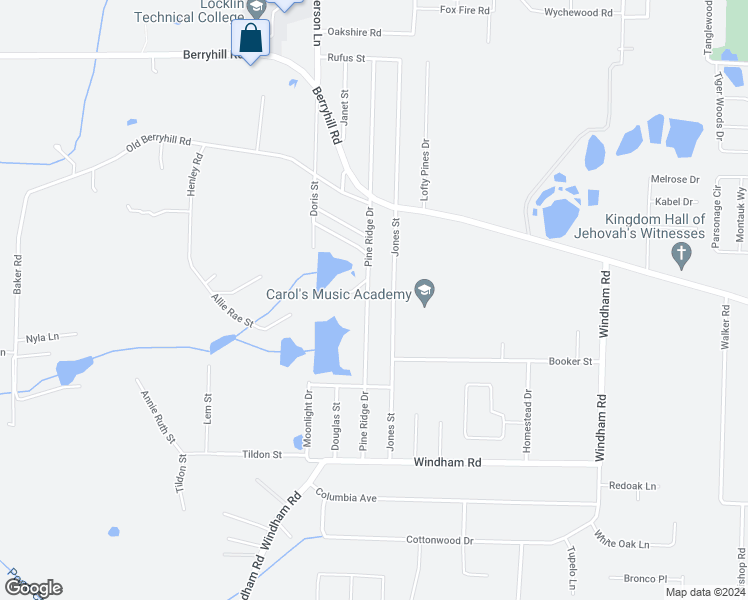 map of restaurants, bars, coffee shops, grocery stores, and more near 5558 Pine Ridge Drive in Milton