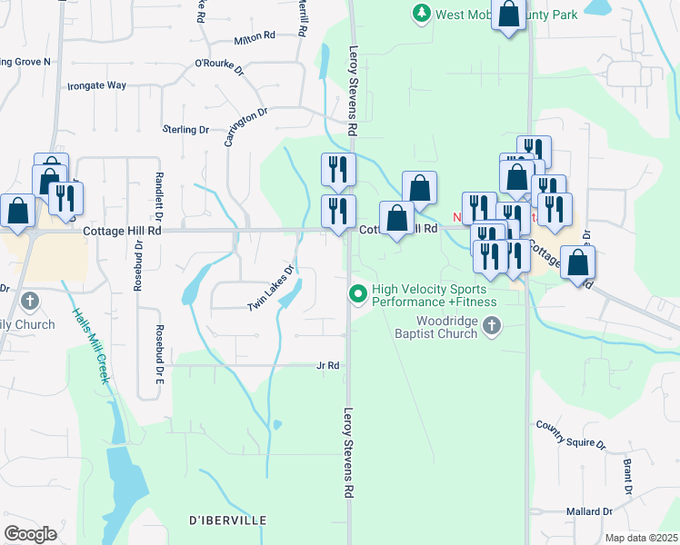 2534 Leroy Stevens Road, Mobile AL Walk Score