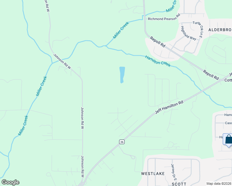 map of restaurants, bars, coffee shops, grocery stores, and more near Arbordale Loop in Mobile