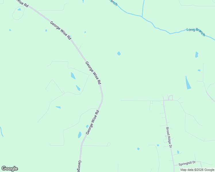 map of restaurants, bars, coffee shops, grocery stores, and more near 238 George Wise Road in Carriere