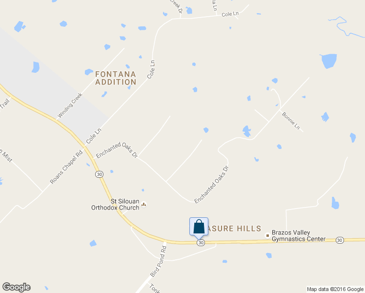 map of restaurants, bars, coffee shops, grocery stores, and more near 4903 Whispering Oaks Drive in College Station