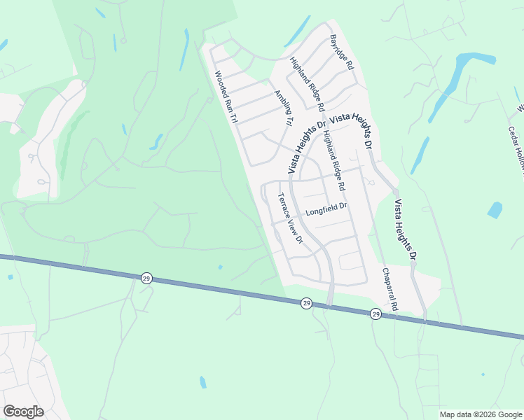map of restaurants, bars, coffee shops, grocery stores, and more near 402 Indigo Lane in Georgetown