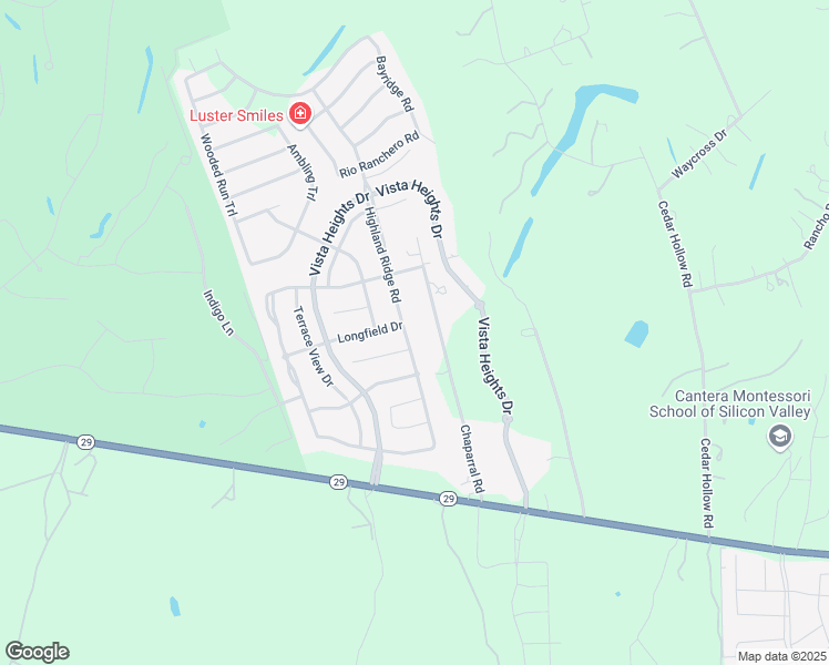 map of restaurants, bars, coffee shops, grocery stores, and more near 1508 Highland Ridge Road in Georgetown