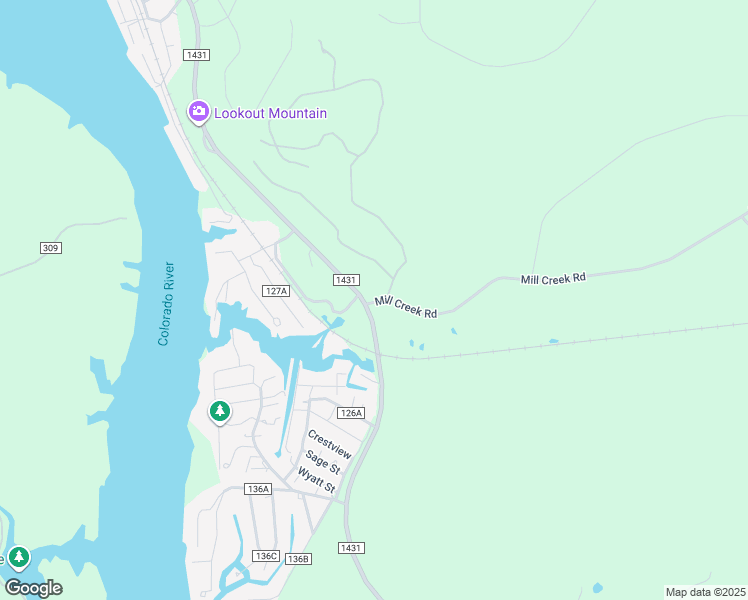 map of restaurants, bars, coffee shops, grocery stores, and more near 100 Mill Creek Road in Kingsland