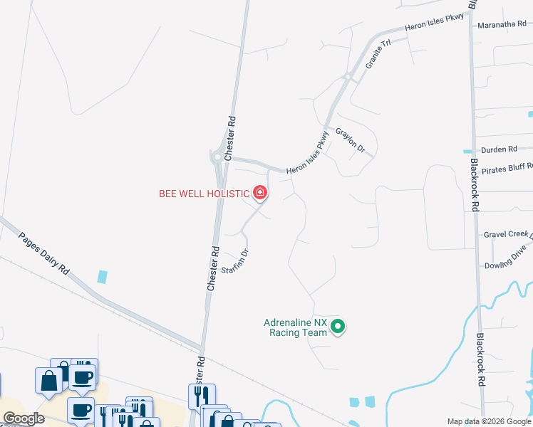 map of restaurants, bars, coffee shops, grocery stores, and more near 96161 Tidal Bay Court in Yulee