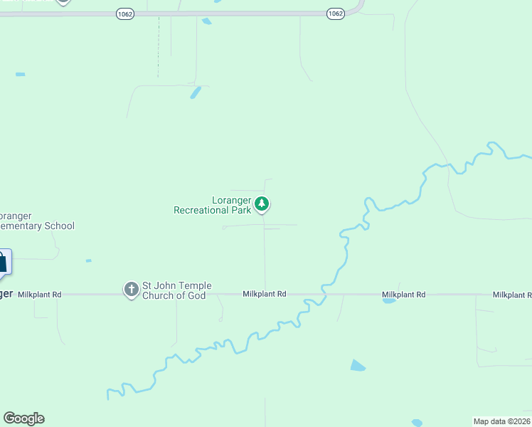 map of restaurants, bars, coffee shops, grocery stores, and more near 20140 Milkplant Road in Loranger