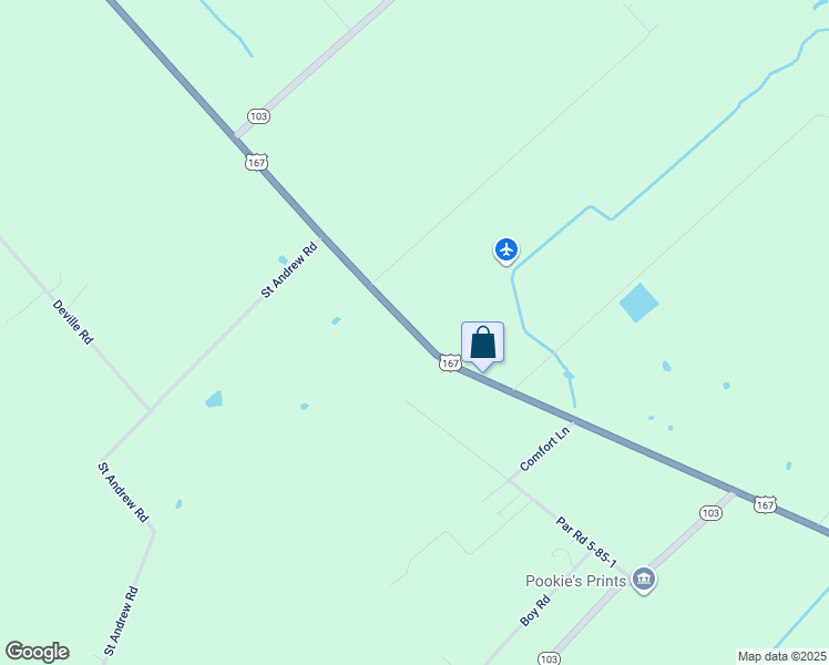 map of restaurants, bars, coffee shops, grocery stores, and more near 4788 U.S. 167 in Opelousas