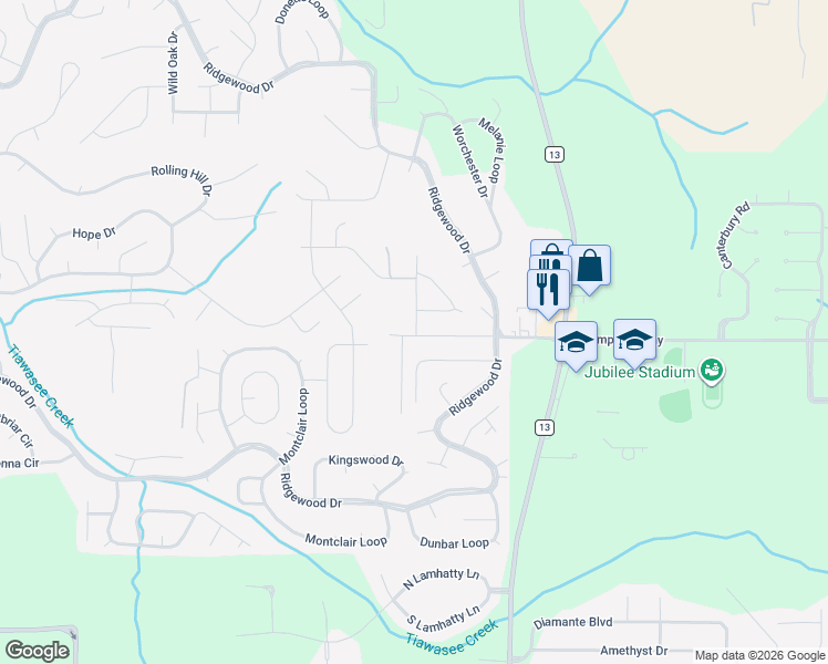 map of restaurants, bars, coffee shops, grocery stores, and more near 28303 Lawson Road Exd in Daphne
