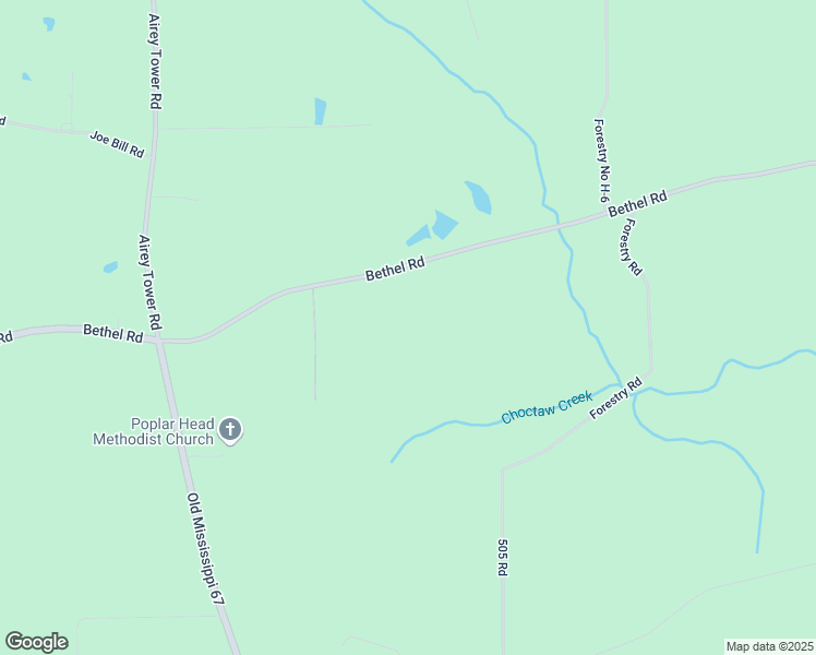 map of restaurants, bars, coffee shops, grocery stores, and more near 13020 Bethel Road in Saucier