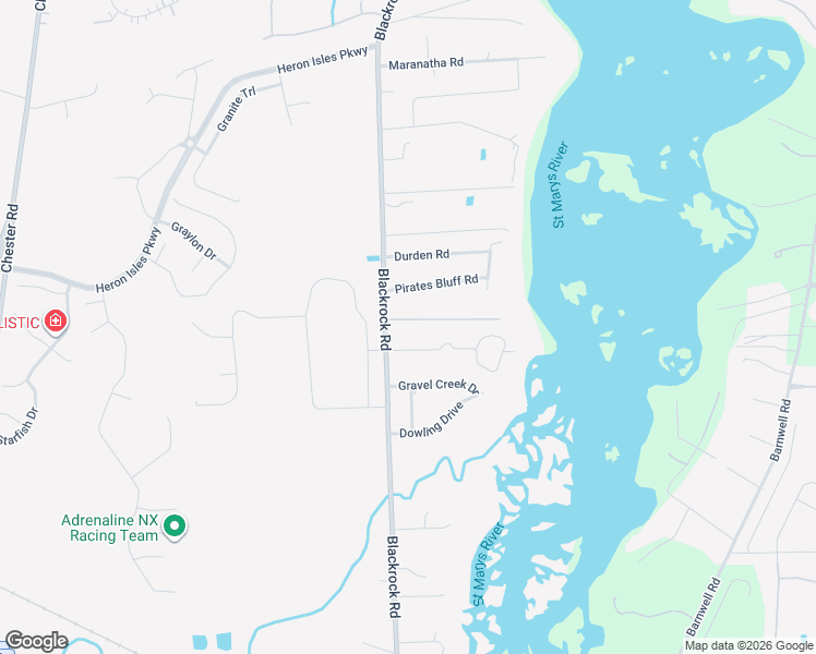 map of restaurants, bars, coffee shops, grocery stores, and more near 96022 Captains Pointe Road in Yulee