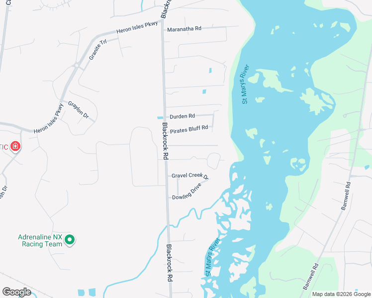 map of restaurants, bars, coffee shops, grocery stores, and more near 96102 Captains Pointe Road in Yulee