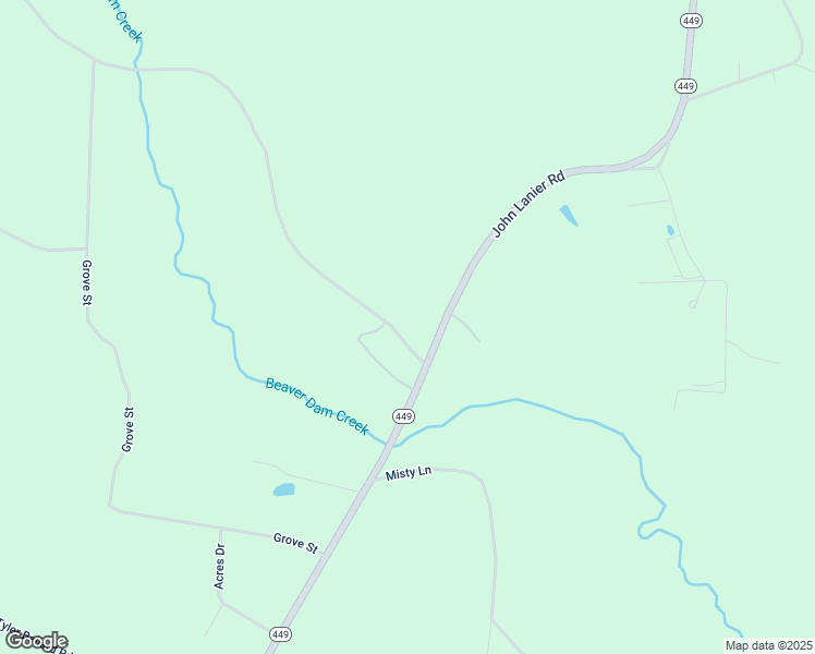 map of restaurants, bars, coffee shops, grocery stores, and more near 39459 John Lanier Road in Walker