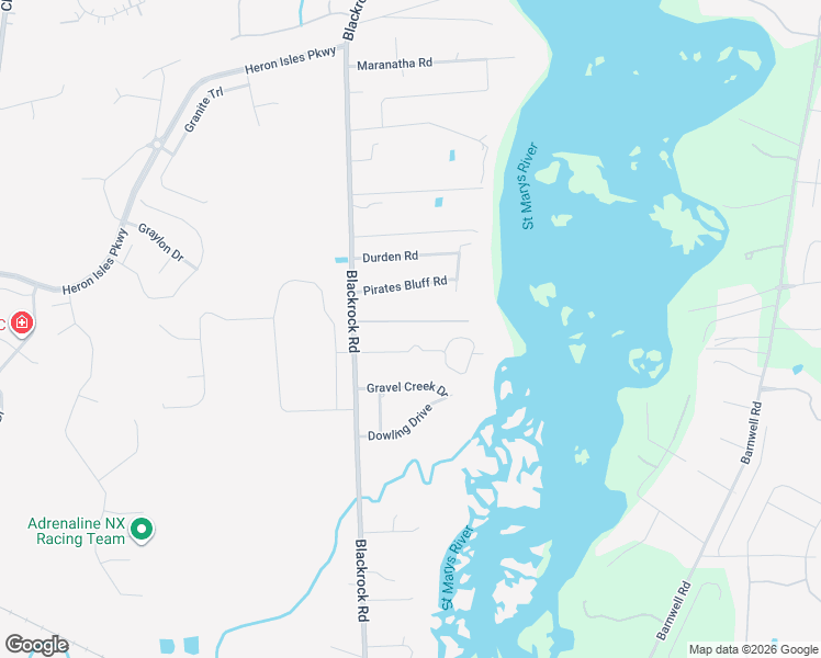 map of restaurants, bars, coffee shops, grocery stores, and more near 96102 Captains Pointe Road in Yulee
