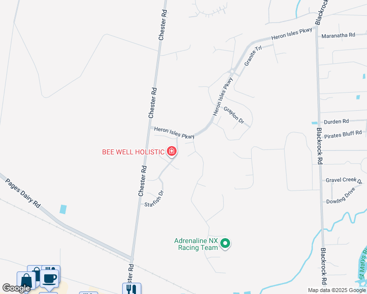 map of restaurants, bars, coffee shops, grocery stores, and more near 96002 Grey Heron Court in Yulee