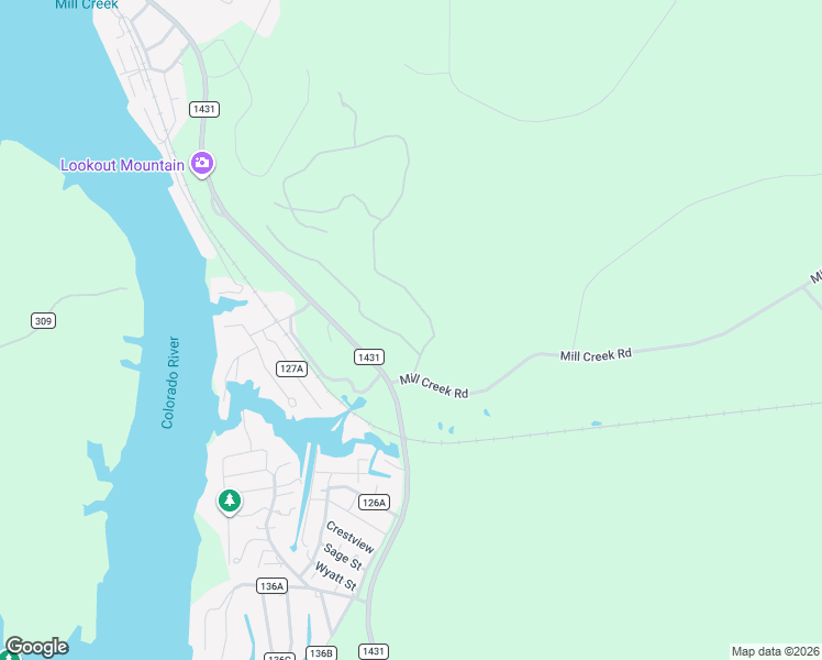 map of restaurants, bars, coffee shops, grocery stores, and more near 100 Mill Creek Road in Kingsland