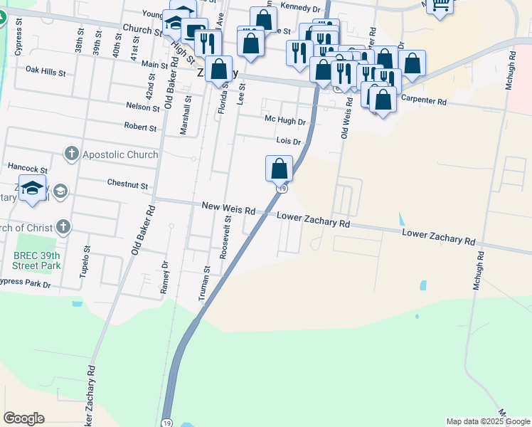 4757 Lower Zachary Road, Zachary LA Walk Score