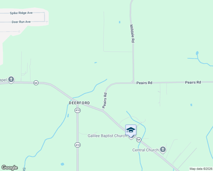 map of restaurants, bars, coffee shops, grocery stores, and more near 10662 Peairs Road in Zachary