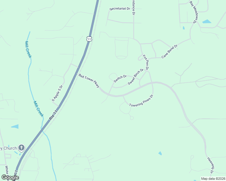 map of restaurants, bars, coffee shops, grocery stores, and more near Switch Dr in Carriere