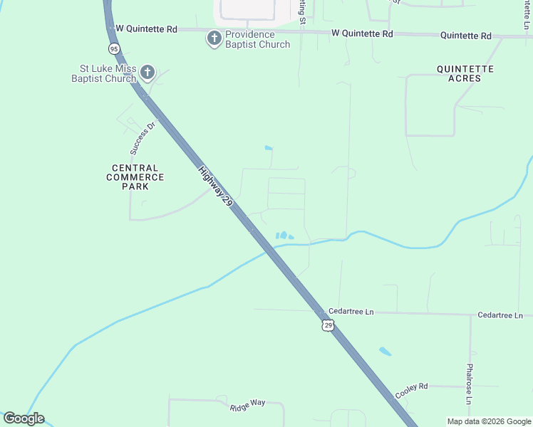map of restaurants, bars, coffee shops, grocery stores, and more near 2100 U.S. 29 in Cantonment
