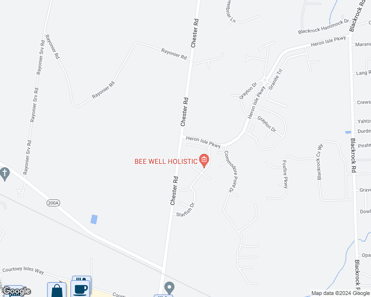map of restaurants, bars, coffee shops, grocery stores, and more near 96006 Starlight Lane in Yulee