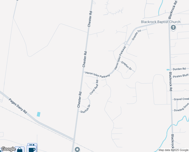 map of restaurants, bars, coffee shops, grocery stores, and more near 96089 Starlight Lane in Yulee