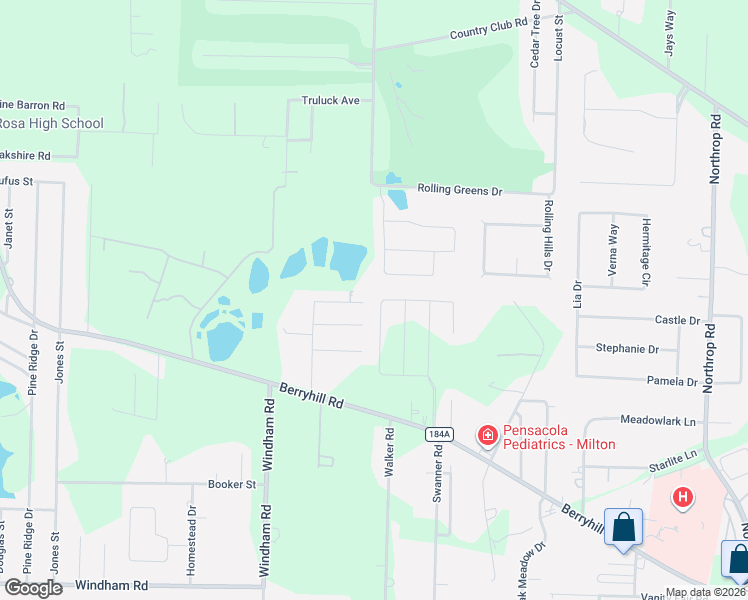 map of restaurants, bars, coffee shops, grocery stores, and more near 5775 Melrose Drive in Milton