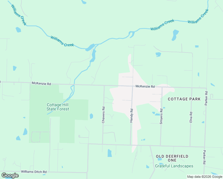 map of restaurants, bars, coffee shops, grocery stores, and more near 1001 McKenzie Road in Escambia County