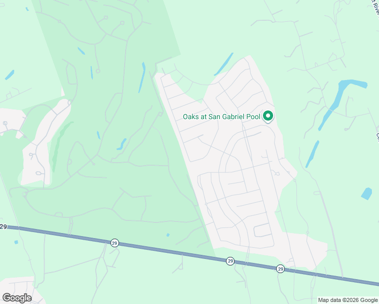 map of restaurants, bars, coffee shops, grocery stores, and more near 2005 Ambling Trail in Georgetown