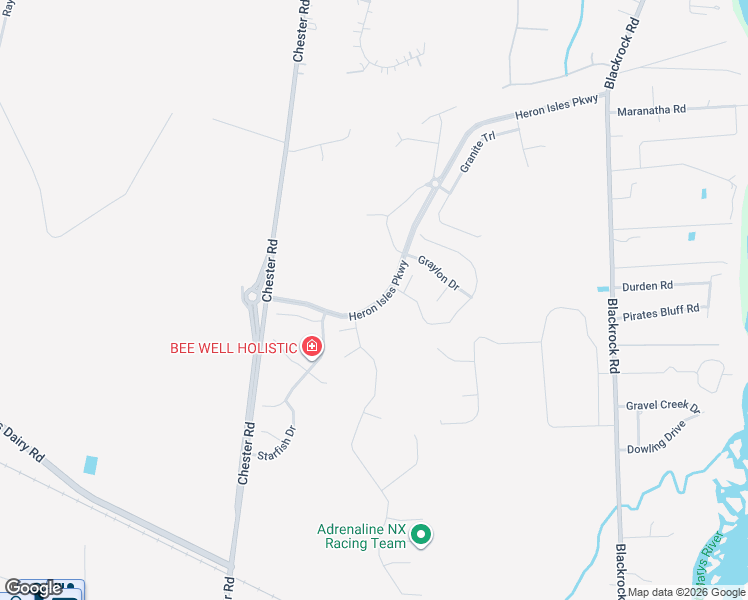 map of restaurants, bars, coffee shops, grocery stores, and more near 96289 Heron Isle Parkway in Yulee